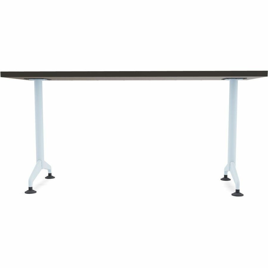 Special-T ZIA Series Training Tables Collection - Rectangle Top - Powder Coated T-shaped Base x 24" Table Top Width x 48" Table Top Depth - 42" Height - Training - Gray - High Pressure Laminate (HPL) - Cast Aluminum, Steel Base Material - 8 / Bundle