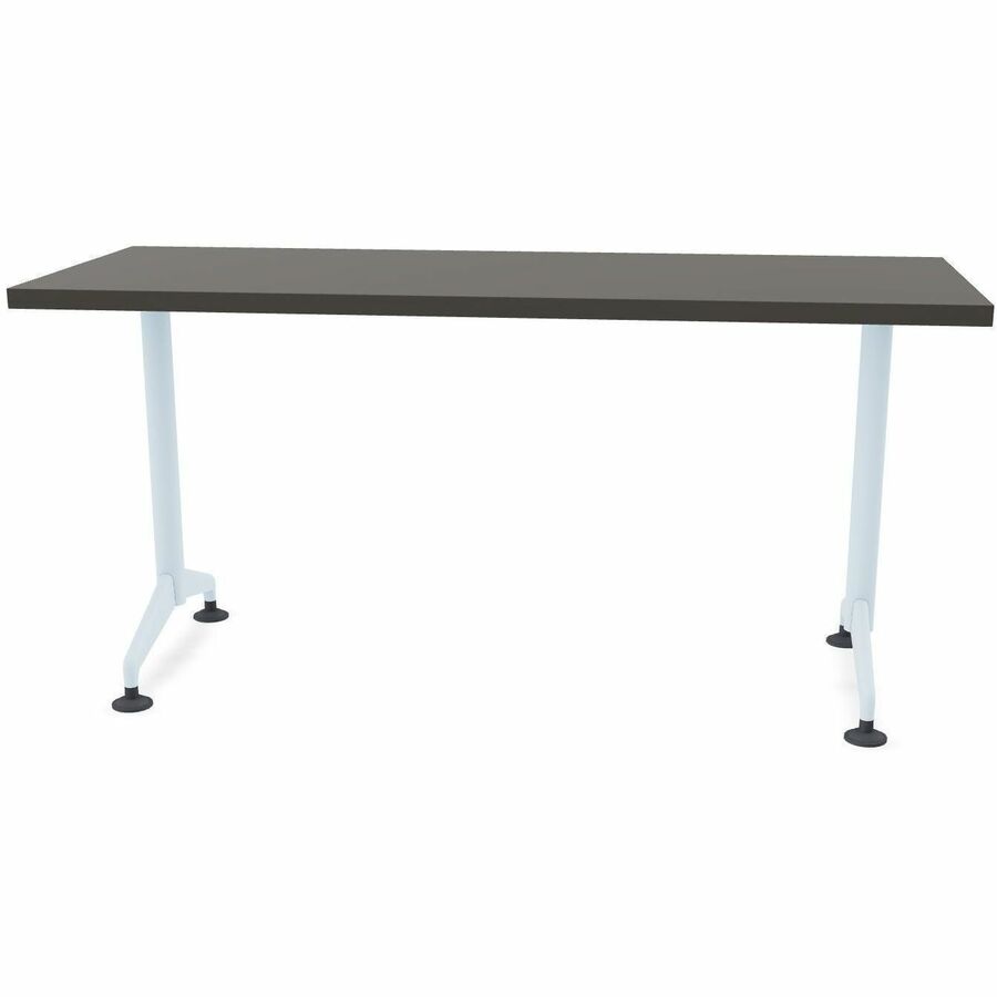 Special-T ZIA Series Training Tables Collection - Rectangle Top - Powder Coated T-shaped Base x 24" Table Top Width x 48" Table Top Depth - 42" Height - Training - Gray - High Pressure Laminate (HPL) - Cast Aluminum, Steel Base Material - 8 / Bundle