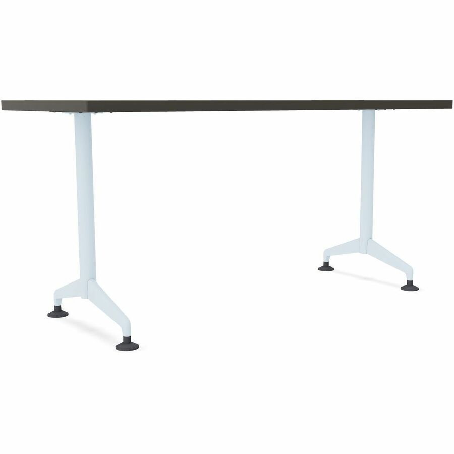 Special-T ZIA Series Training Tables Collection - Rectangle Top - Powder Coated T-shaped Base x 24" Table Top Width x 48" Table Top Depth - 42" Height - Training - Gray - High Pressure Laminate (HPL) - Cast Aluminum, Steel Base Material - 8 / Bundle