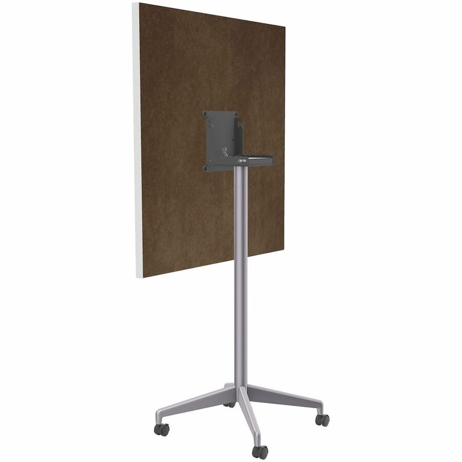 Special-T ZIA Series Hospitality Tables, Square 42"x42"x42", White High Pressure Laminate, Powder Coated X-Shaped Cast Aluminum/Steel Base, Mid-Century Modern Style, 6 per Bundle