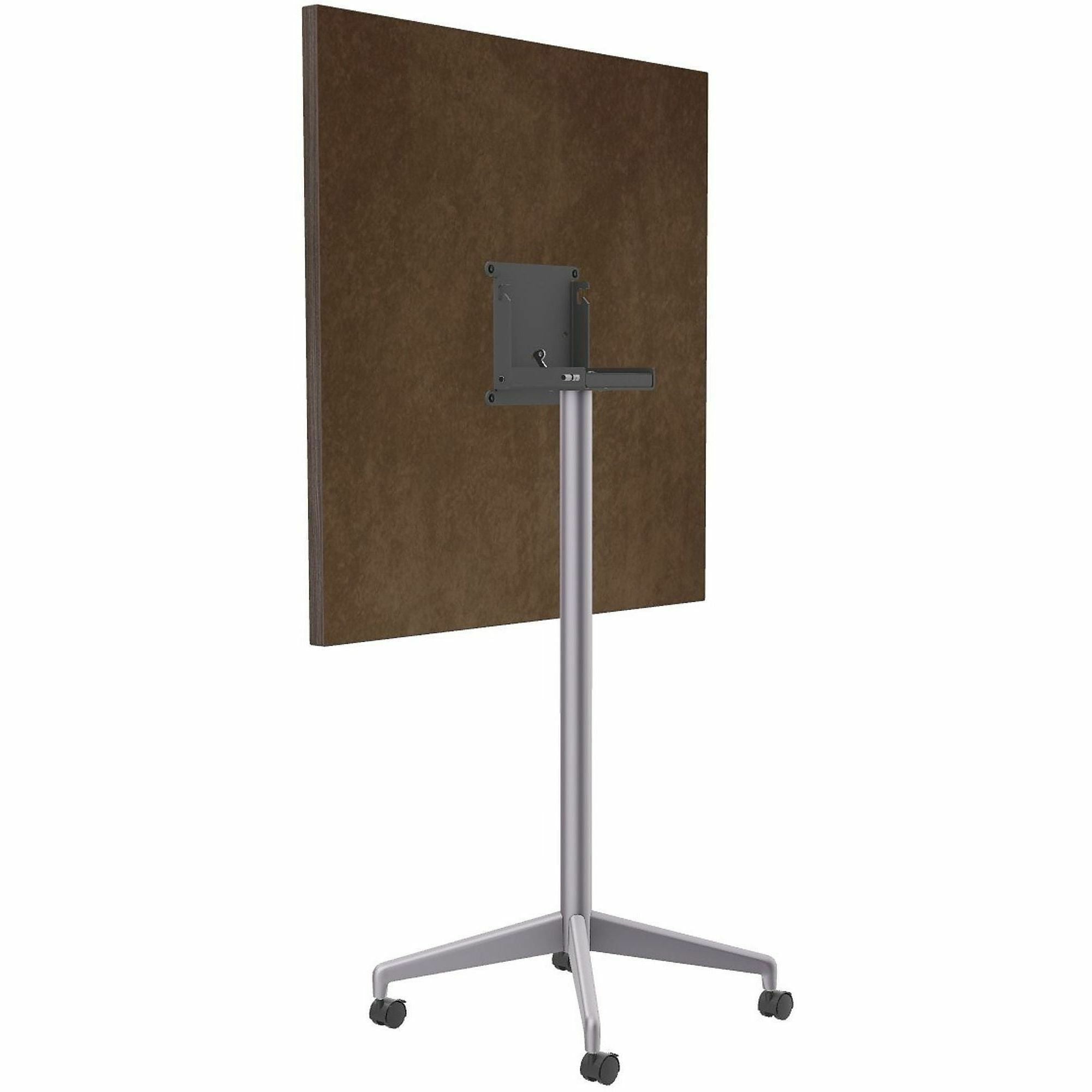 Special-T ZIA Series Hospitality Tables, Square 42"x42"x42", Gray Driftwood High Pressure Laminate, Powder Coated X-Shaped Base, Mid-Century Modern Style, Cast Aluminum/Steel Base, 6 per Bundle