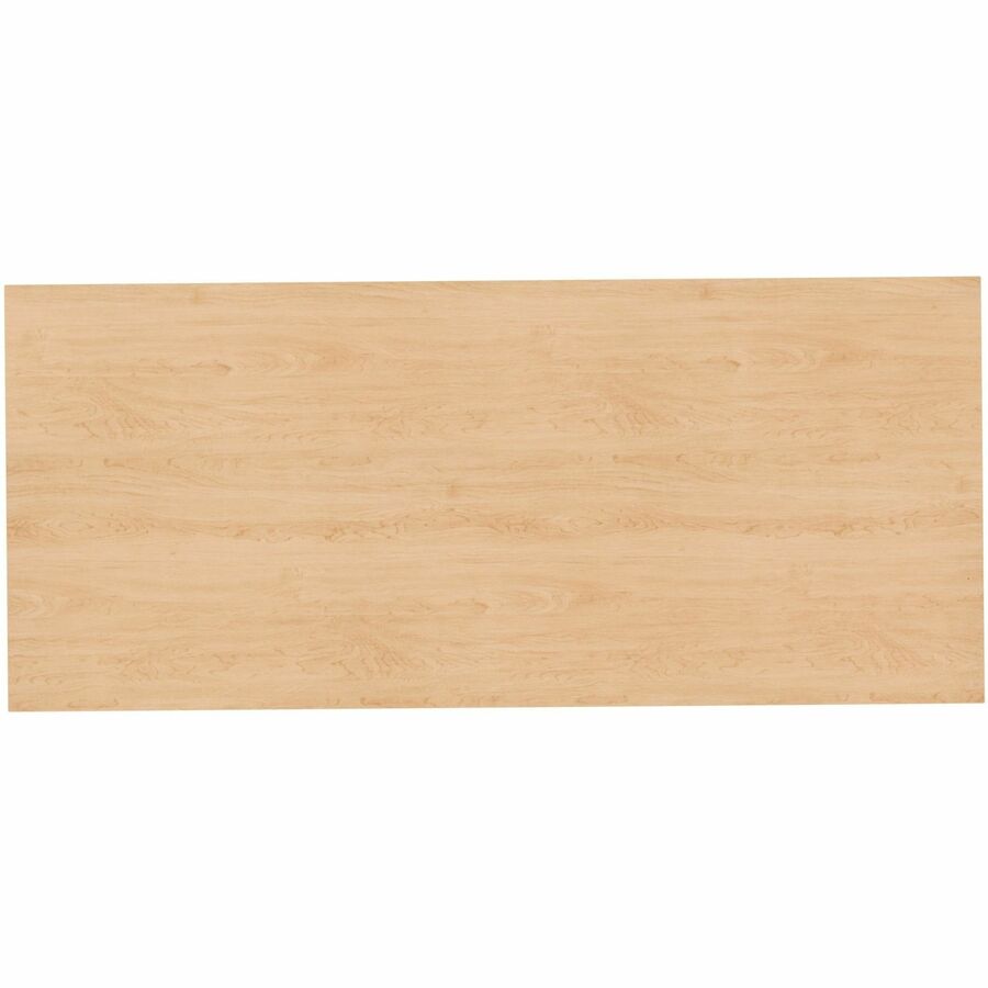 Special-T ZIA Series Conference Tables, Rectangle Top, 84" W x 48" D x 29" H, Kensington Maple HPL, Powder Coated Double Column Cast Aluminum/Steel Base, 2 Tables per Bundle