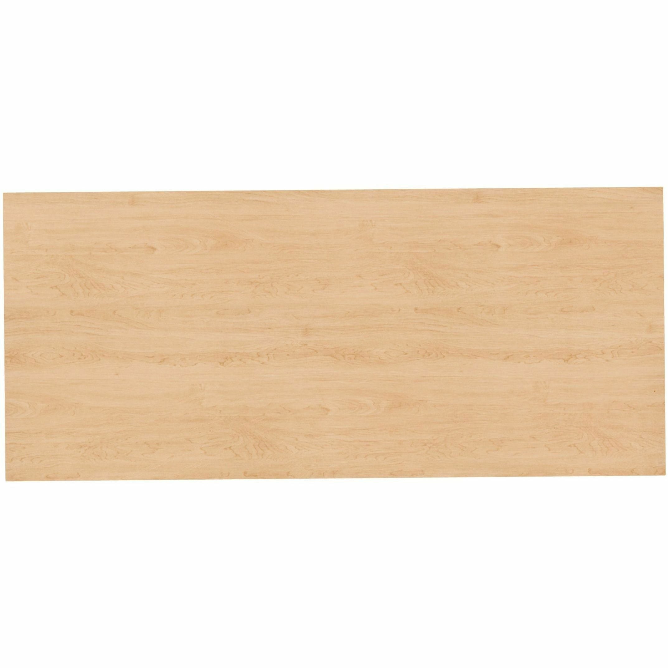 Special-T ZIA Series Conference Tables, Rectangle Top, 84" W x 48" D x 29" H, Kensington Maple HPL, Powder Coated Double Column Cast Aluminum/Steel Base, 2 Tables per Bundle