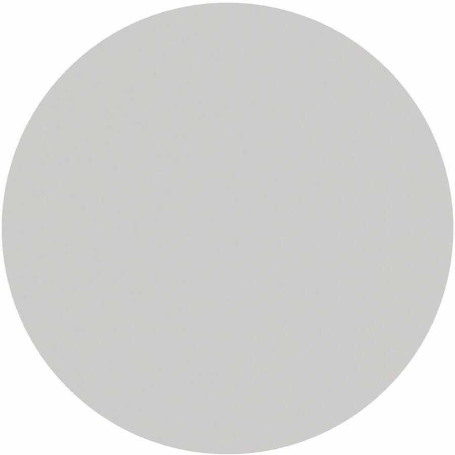 Special-T ZIA Series Round Hospitality Tables, 36" Diameter, 29" Height, Gray High Pressure Laminate Top, Powder Coated X-Shaped Cast Aluminum and Steel Base, Mid-Century Modern Style, 6 Tables per Bundle