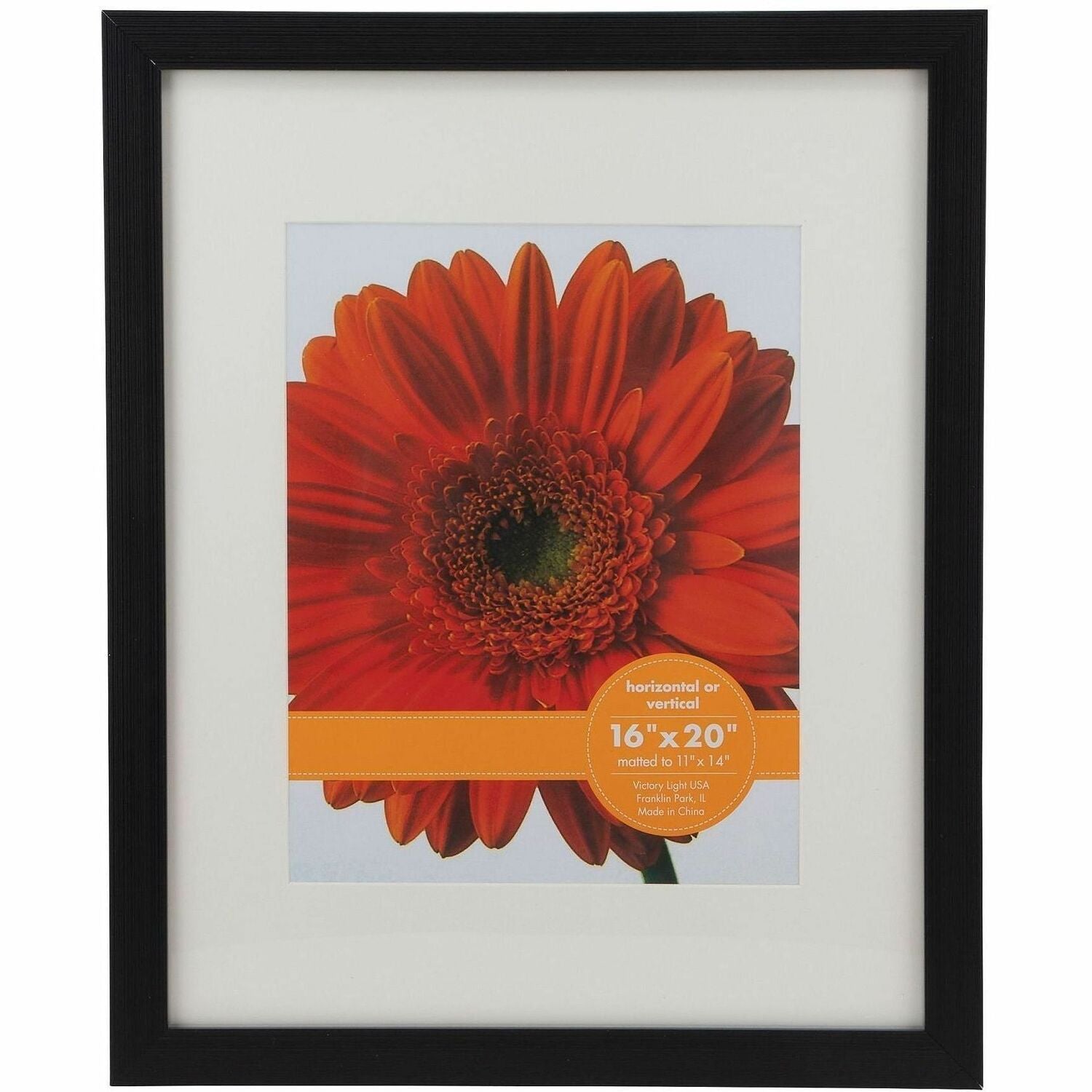 16" x 20" Frame Size - Durable, Dust Resistant - Cappuccino - 1 Each