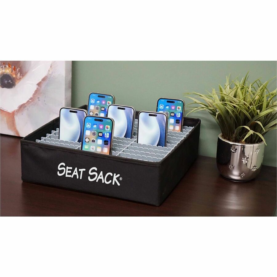 36 - 3.50" Height x 12.50" Width x 4.90" Depth - Desk - Portable, Foldable, Lightweight, Durable, Impact Resistant - Black - Polyester Fabric, Plastic - 1 Each