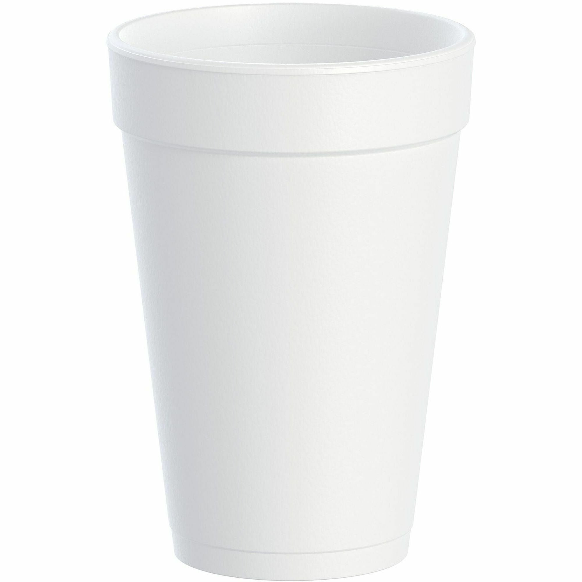 16 fl oz - White - Foam - Cold Drink, Hot Drink, Soft Drink - 25/Bag - 40 / Carton