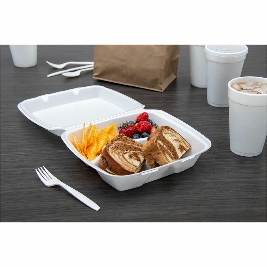 White - Foam Body - 100/Pack - 2 / Carton
