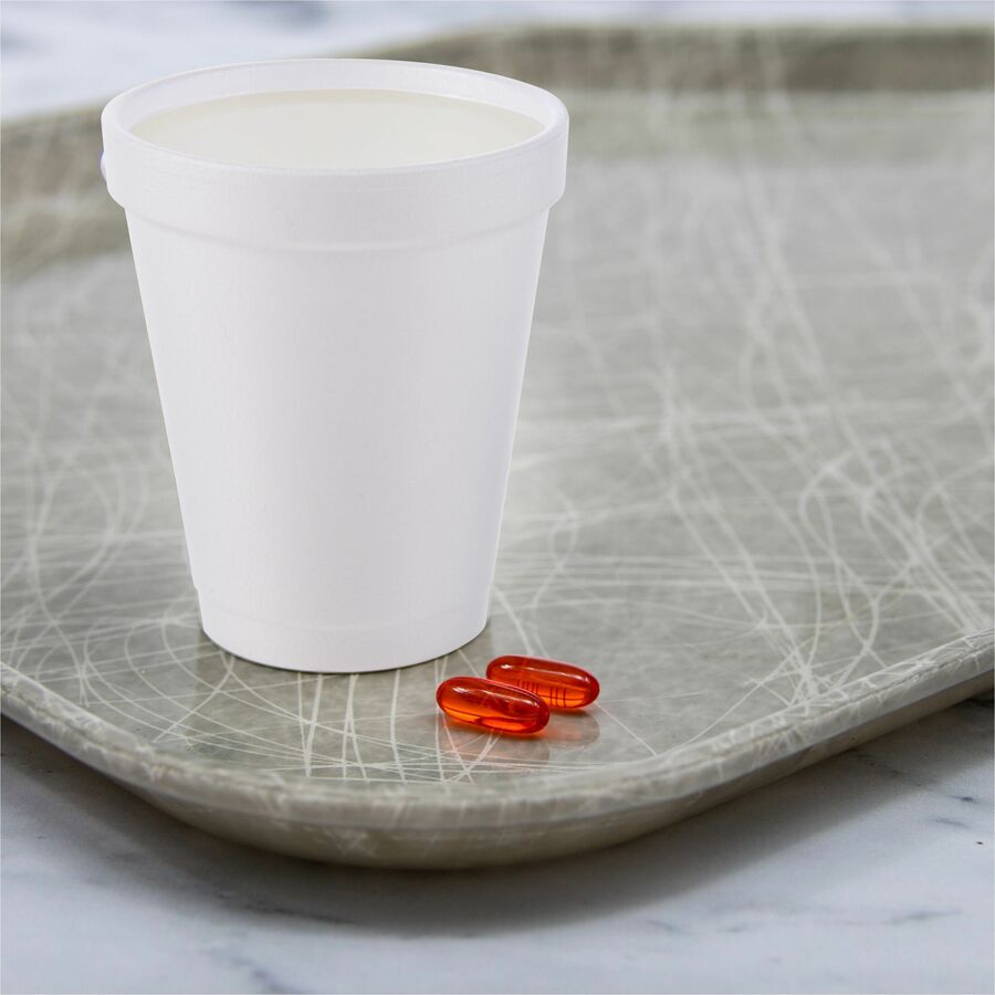 20 fl oz - Round - White - Foam - Beverage, Coffee, Cappuccino, Soft Drink, Juice, Hot Drink, Cold Drink, Iced Tea, Smoothie - 20/Pack - 25 / Carton