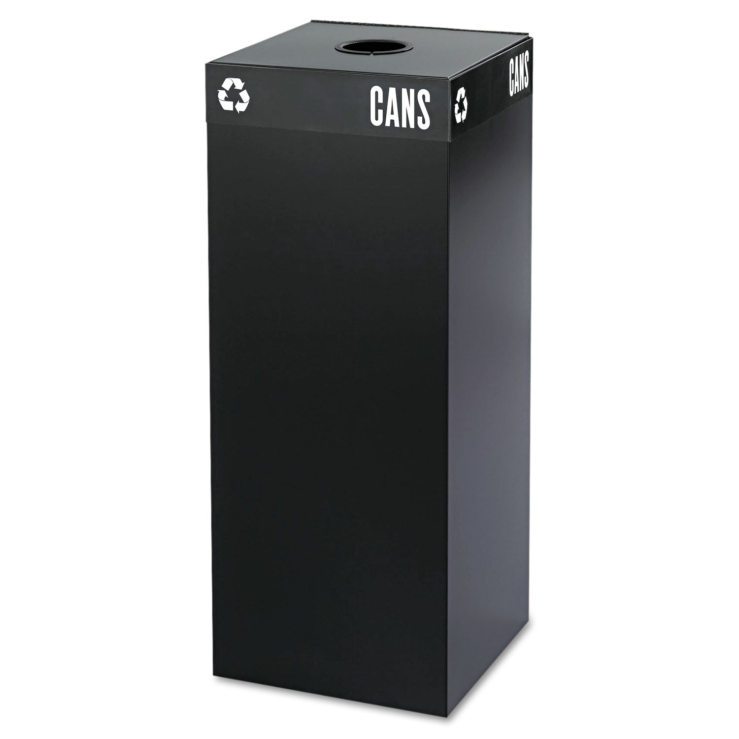Lid Receptacle S Pub Rnd Blk