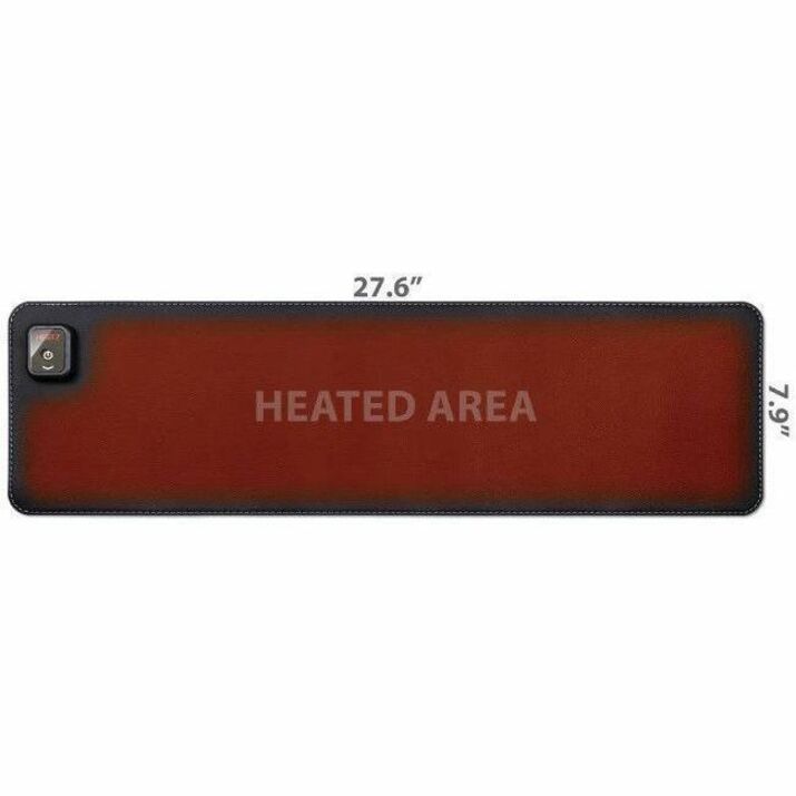 27.6" Width - Faux Leather - Black