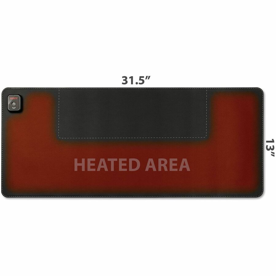31.5" Width - Faux Leather - Black