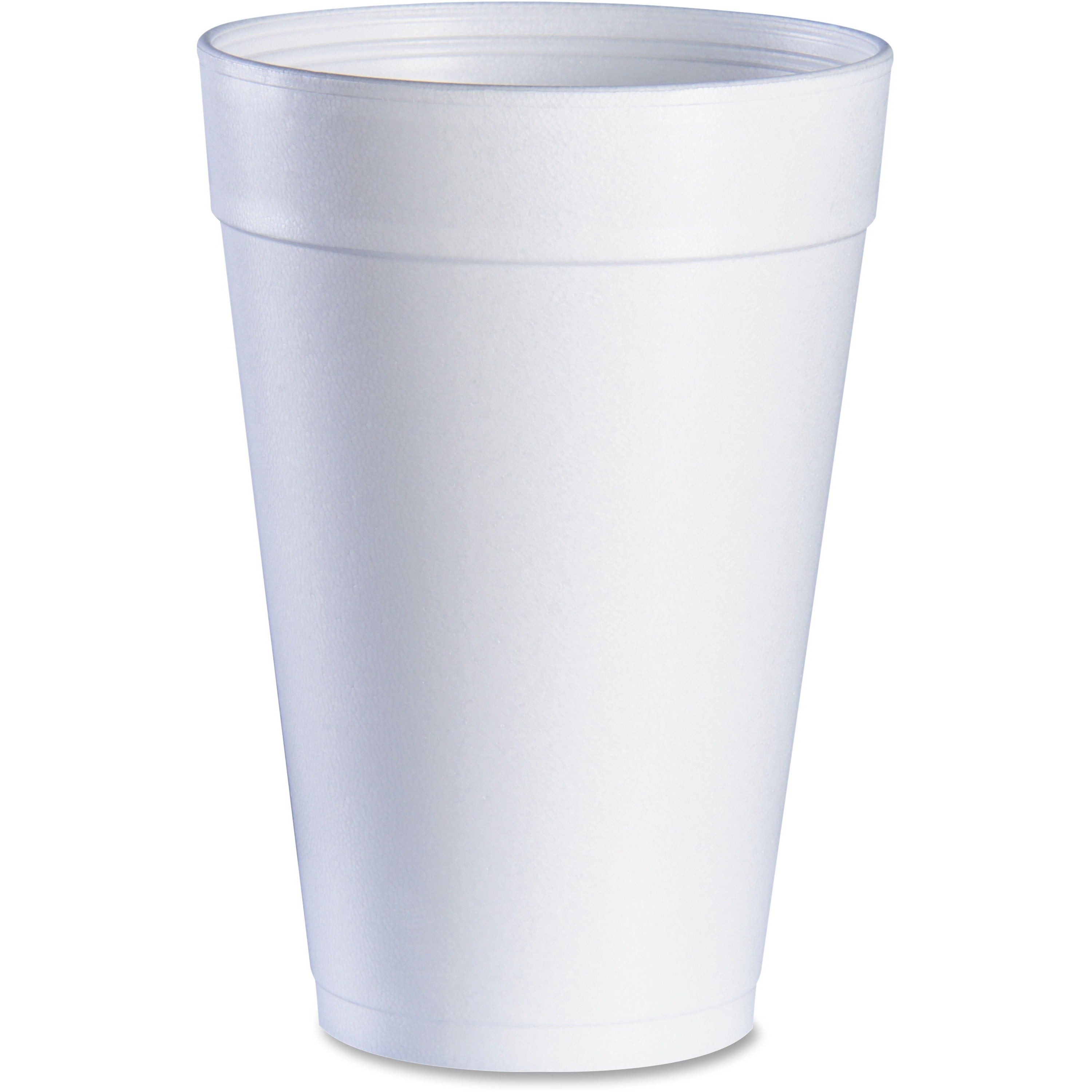 1 quart - Round - White - Foam - Beverage, Hot Drink, Cold Drink - 25/Pack - 20 / Carton