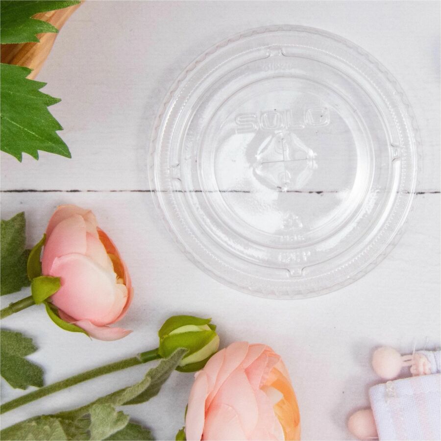 Storing - 3.9" Diameter - Clear - Polyethylene Terephthalate (PET), Plastic Body - 10 / Carton