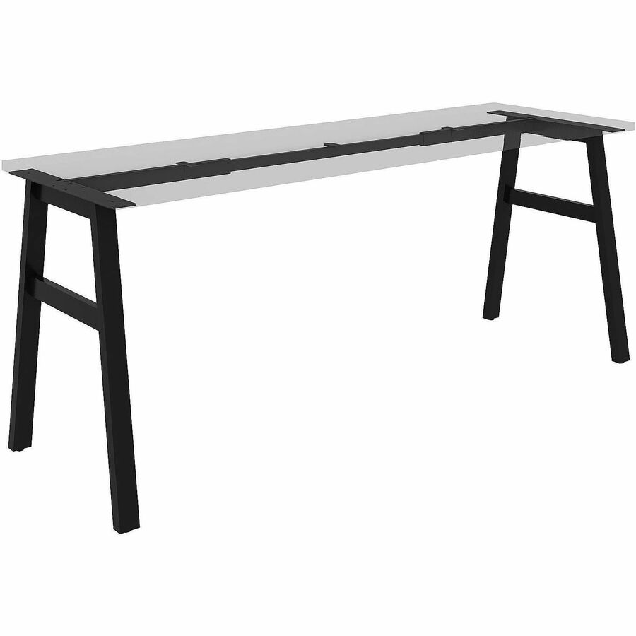 Lorell Table Base - Powder Coated A-shaped, Black Base - 28.50" Height x 71.60" Width x 23.20" Depth - Metal Base Material - 1 Each