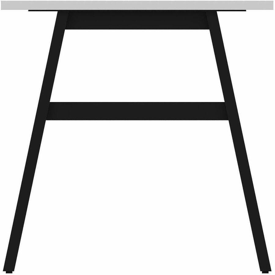 Lorell Table Base - Powder Coated A-shaped, Black Base - 28.50" Height x 71.60" Width x 29.10" Depth - Metal Base Material - 1 Each