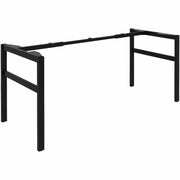 Lorell Table Base - Powder Coated H-shaped, Black Base - 28.50" Height x 71.60" Width x 29.10" Depth - Metal Base Material - 1 Each