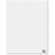 Project, Sign, Presentation, Chart - 22" Width x 28" Depth - Grid - White - 24 / Carton