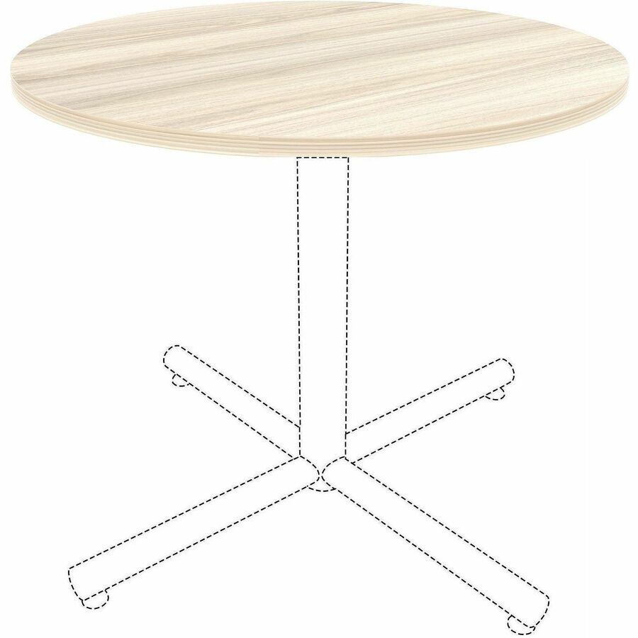Lorell Table Top, Modern Elm Finish, 1 Each
