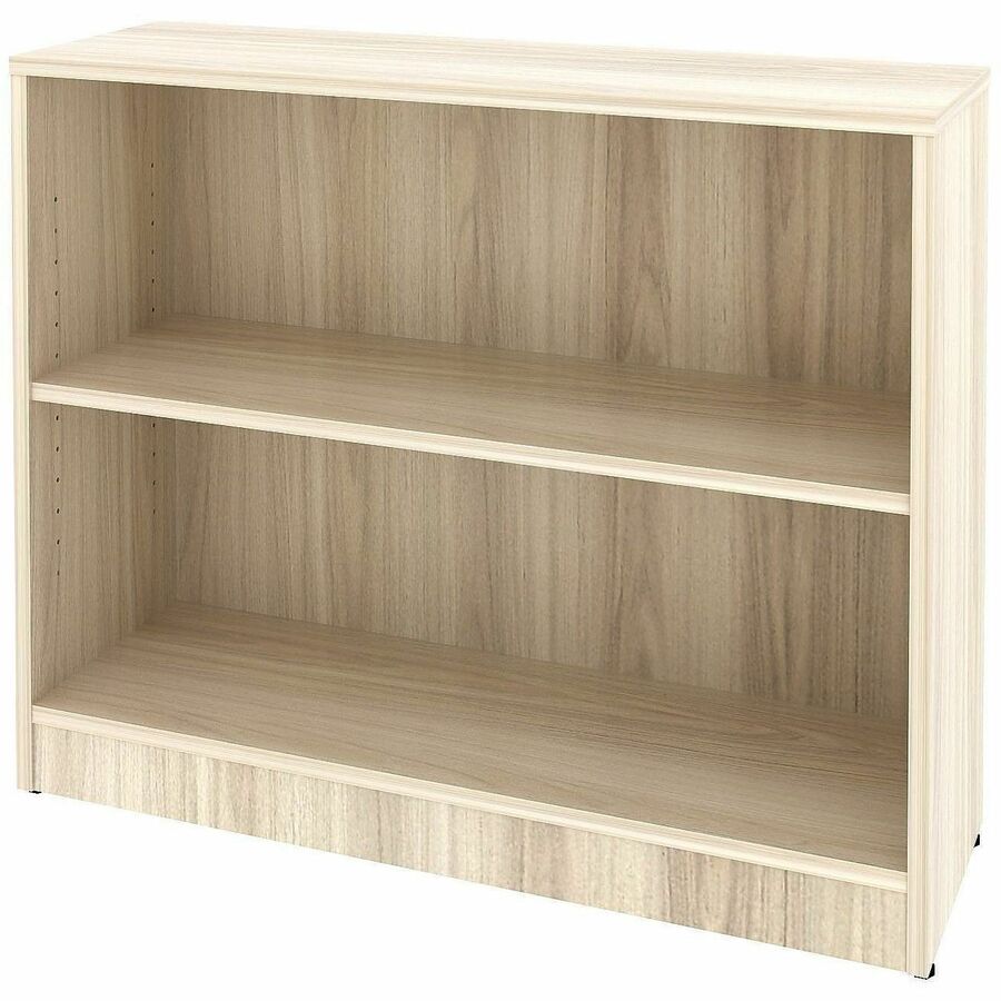 Lorell Bookcase - 2 x Shelf(ves) - Modern Elm - Assembly Required