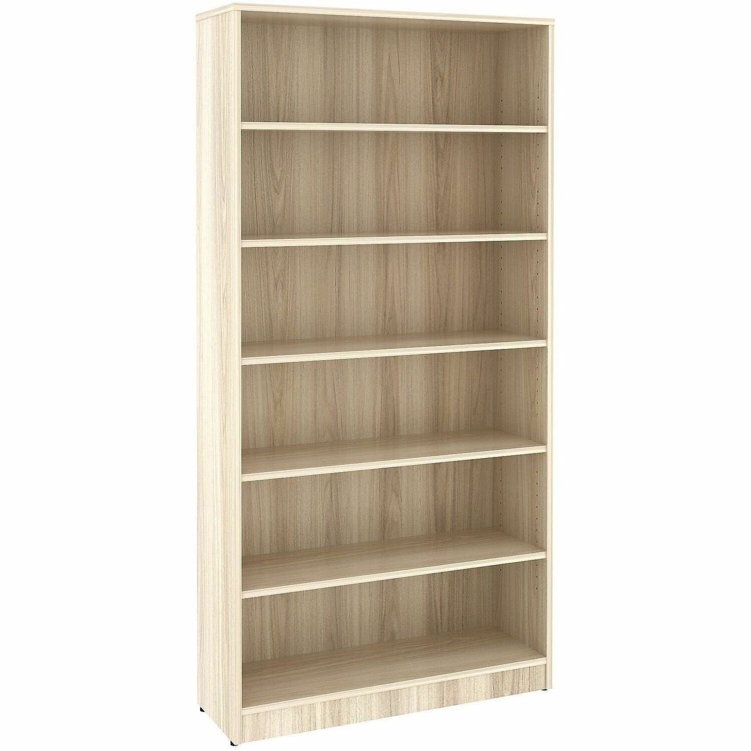 Lorell Bookcase, 6 Shelves, Modern Elm, 1 Each, Assembly Required