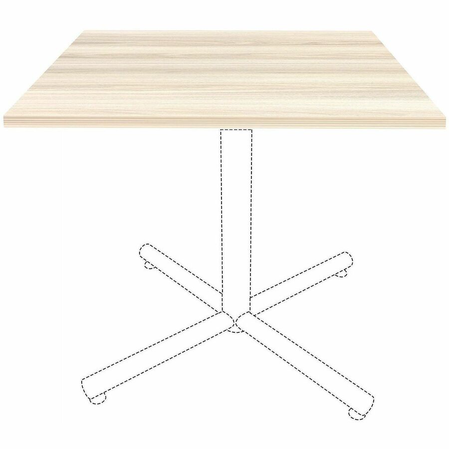 Lorell Table Top, Modern Elm Finish, 1 Each