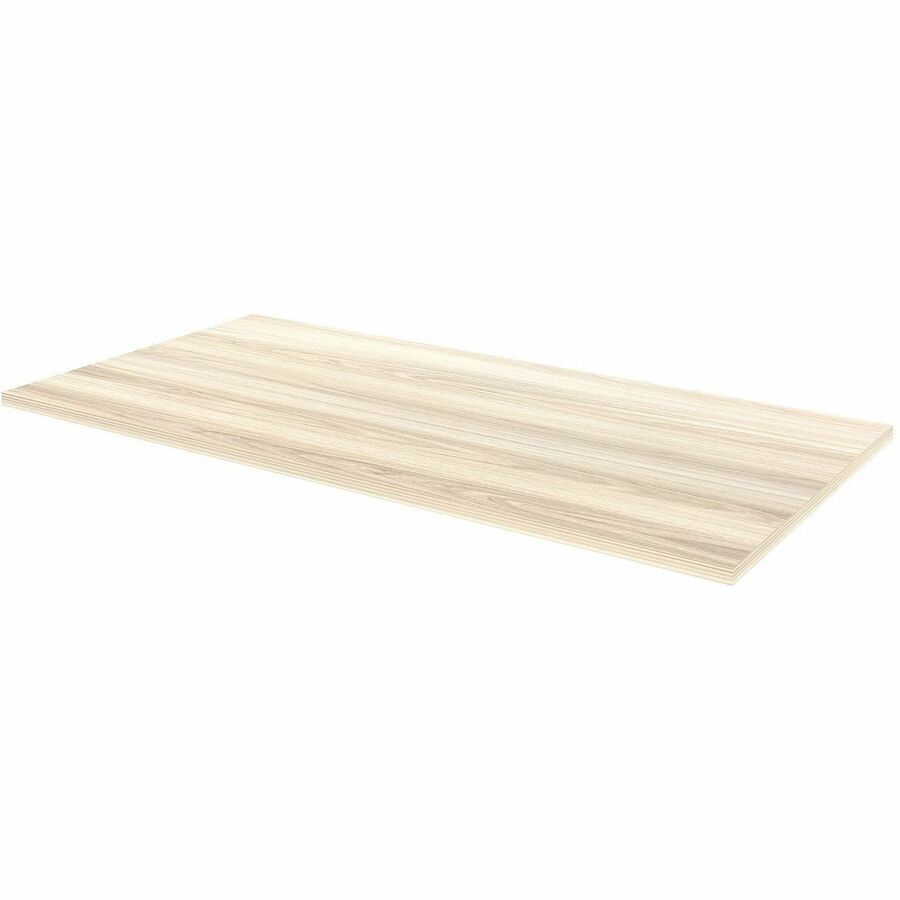 Lorell Multipurpose Tabletops - Laminated Rectangle Top - 30" Table Top Width x 60" Table Top Depth x 1" Table Top Thickness - 1" Height - Training, Multipurpose - Assembly Required - Modern Elm - Particleboard Top Material - 1 Each