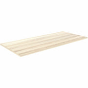 Lorell Multipurpose Tabletops - Laminated Rectangle Top - 30" Table Top Width x 66" Table Top Depth x 1" Table Top Thickness - 1" Height - Training, Multipurpose - Assembly Required - Modern Elm - Particleboard Top Material - 1 Each