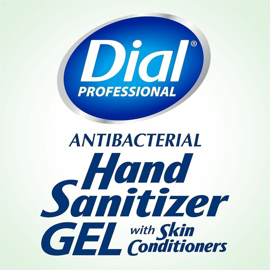Dial Professional Hand Sanitizer Gel - Fragrance-free Scent - 11 fl oz - Pump Dispenser - Bacteria Remover - Hand - Moisturizing - Clear - Dye-free - 1 Each