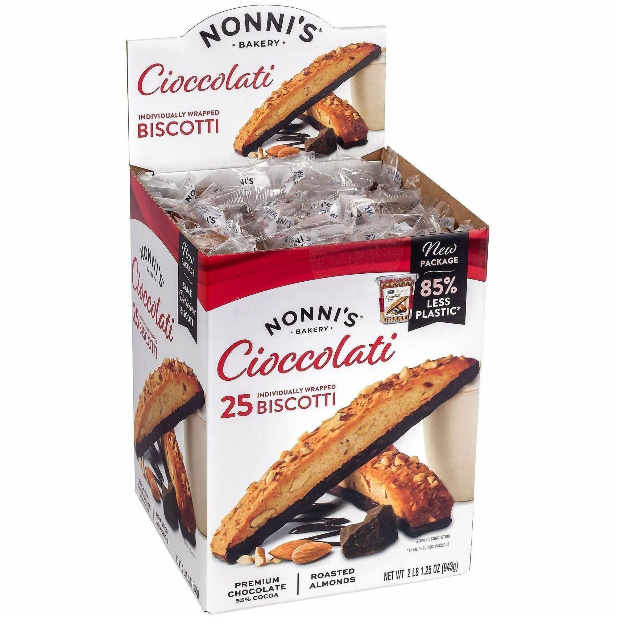 Individually Wrapped - Dark Chocolate, Almond - 1 / Carton
