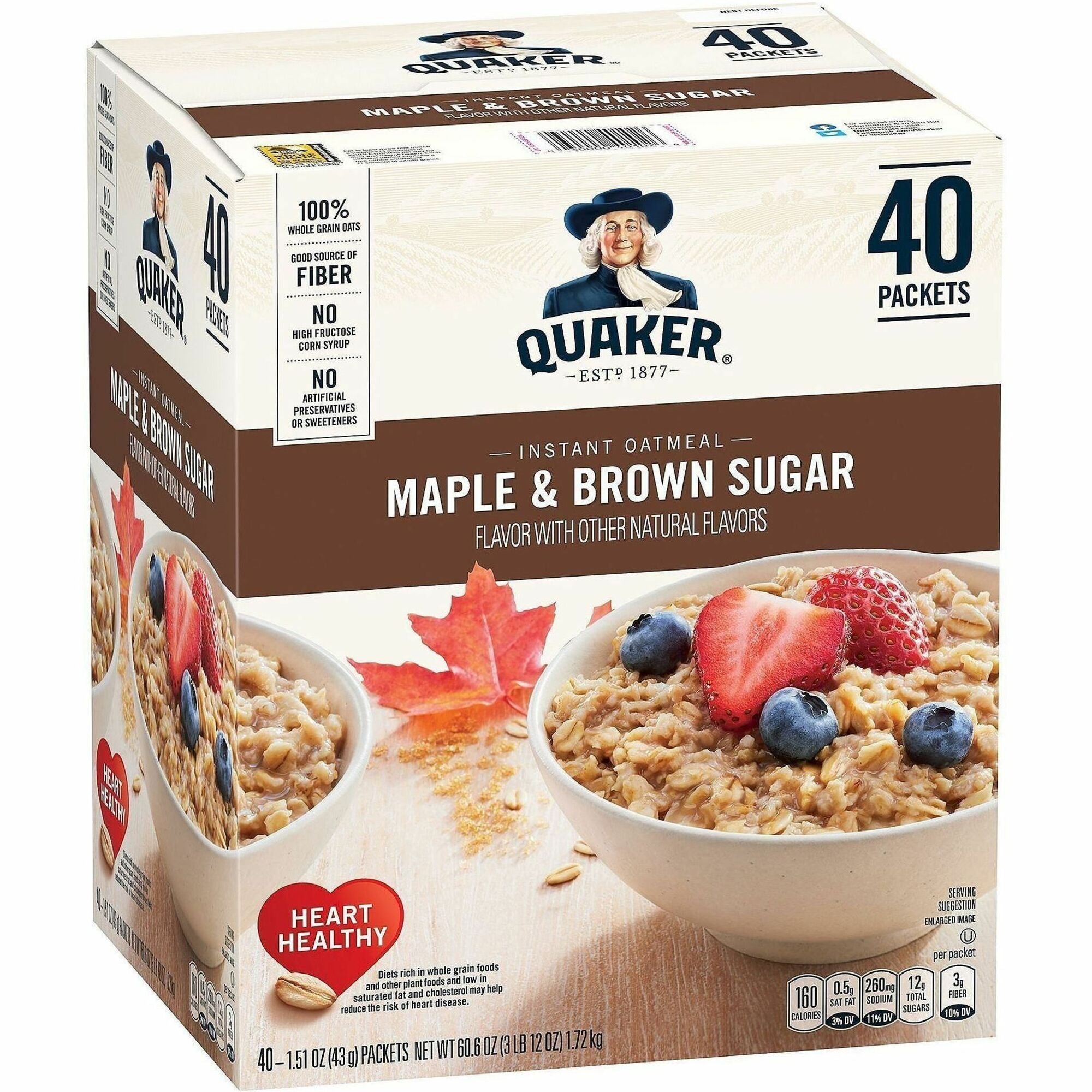 Maple & Brown Sugar - 1.51 oz - 1 / Carton