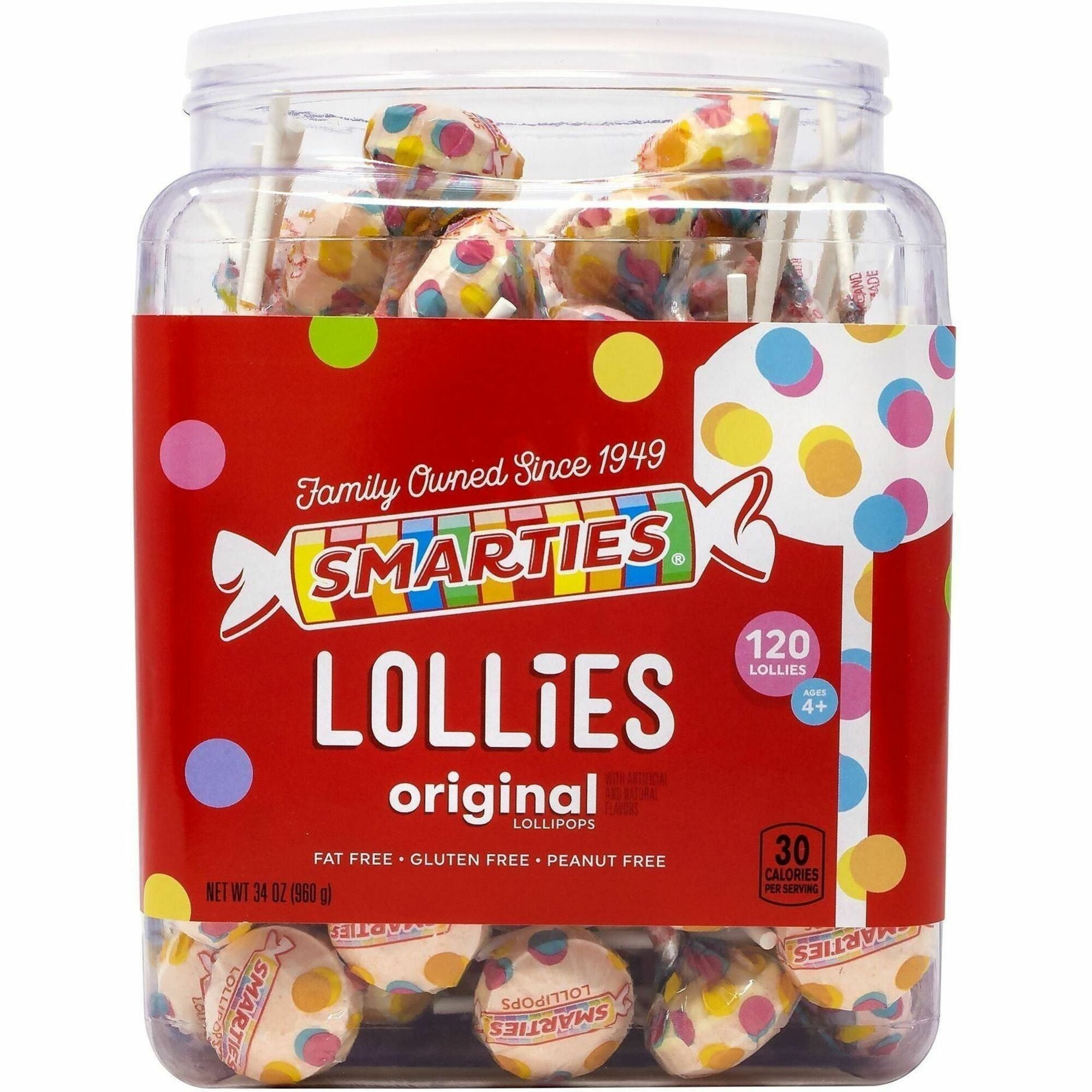 Individually Wrapped - 2.12 lb - 120 /Bag - 1 / Carton