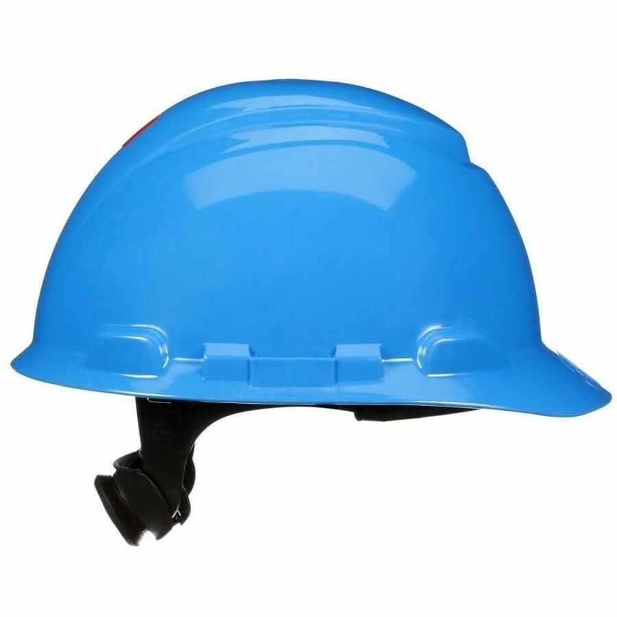 3M SecureFit H-700 Safety Cap - Head Protection - High-density Polyethylene (HDPE) - Blue - Ratchet, Uvicator Technology, Non-vented, Comfortable, Washable, Sweatband, Self Adjustable