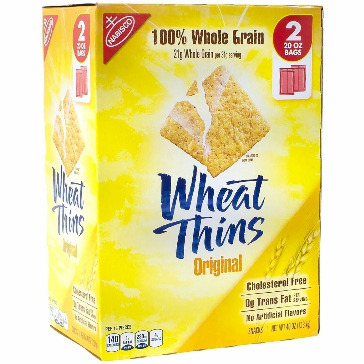 Whole Wheat, Crunch, Original - 1.25 lb - 1 / Carton