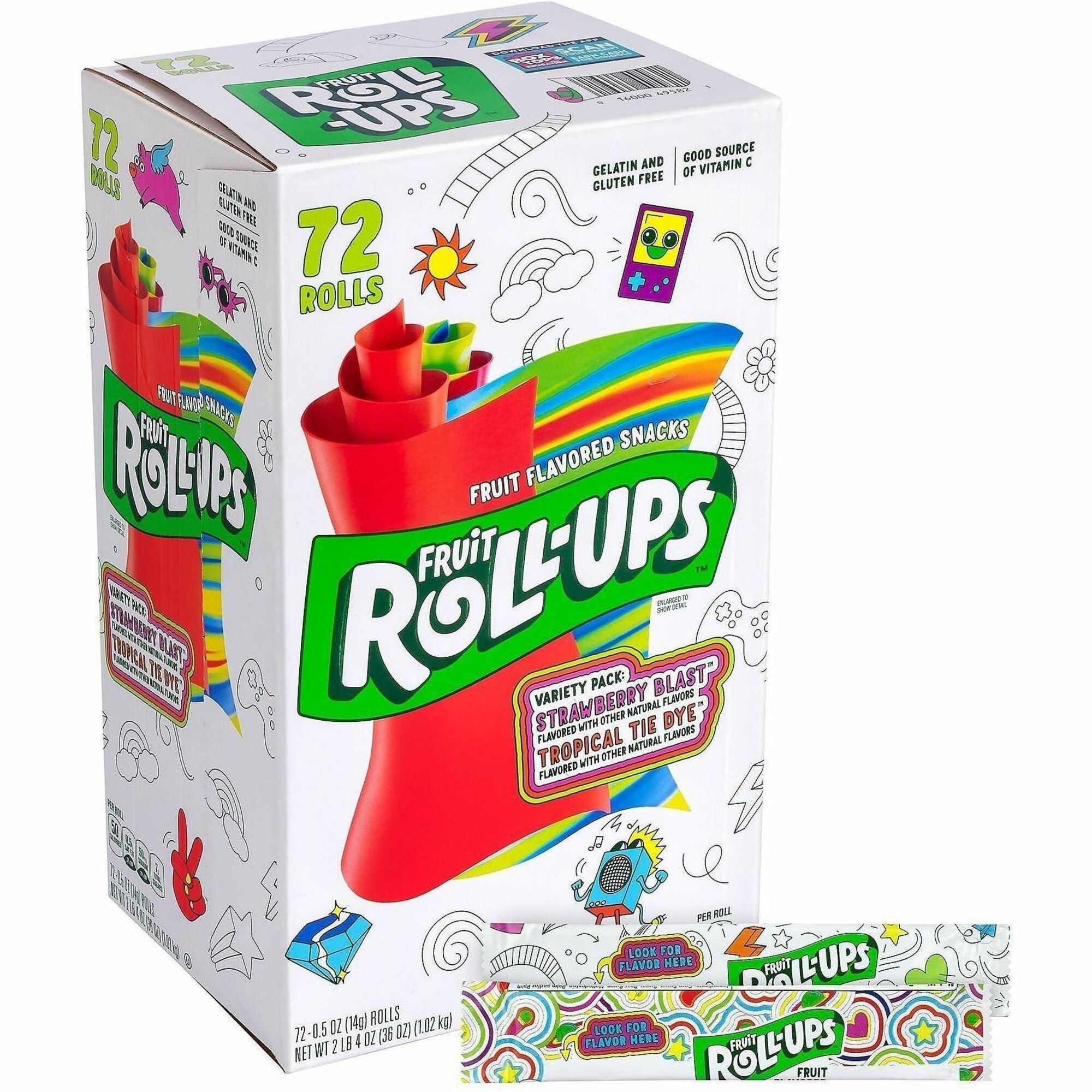 Strawberry, Tropical Fruit - 0.50 oz - 1 / Carton