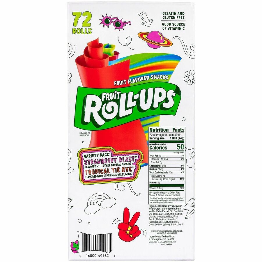 Strawberry, Tropical Fruit - 0.50 oz - 1 / Carton
