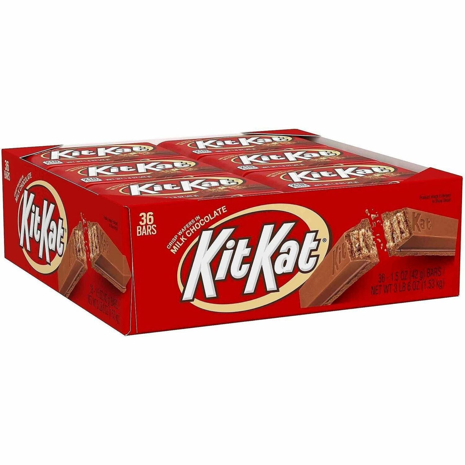 Milk Chocolate - 1.50 oz - 36 /Box - 1 / Carton