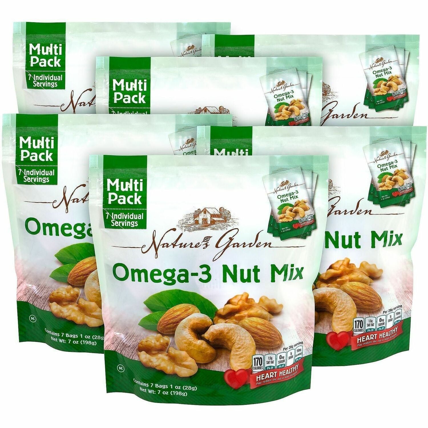 Roasted Almond, Cashew, Walnut - 1 Carton