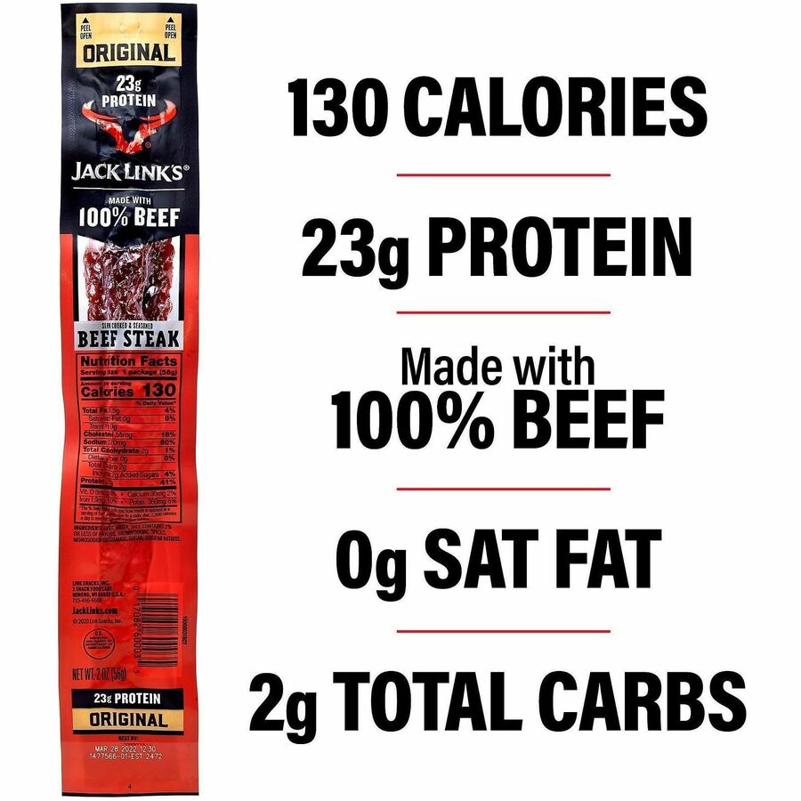 Green Rabbit Beef Snack - Original Beef Jerky - 1 / Carton