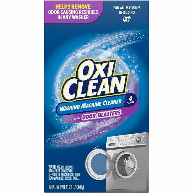 For Washing Machine - 11.28 oz - Anti-septic, Phosphate-free - White - 8 / Carton