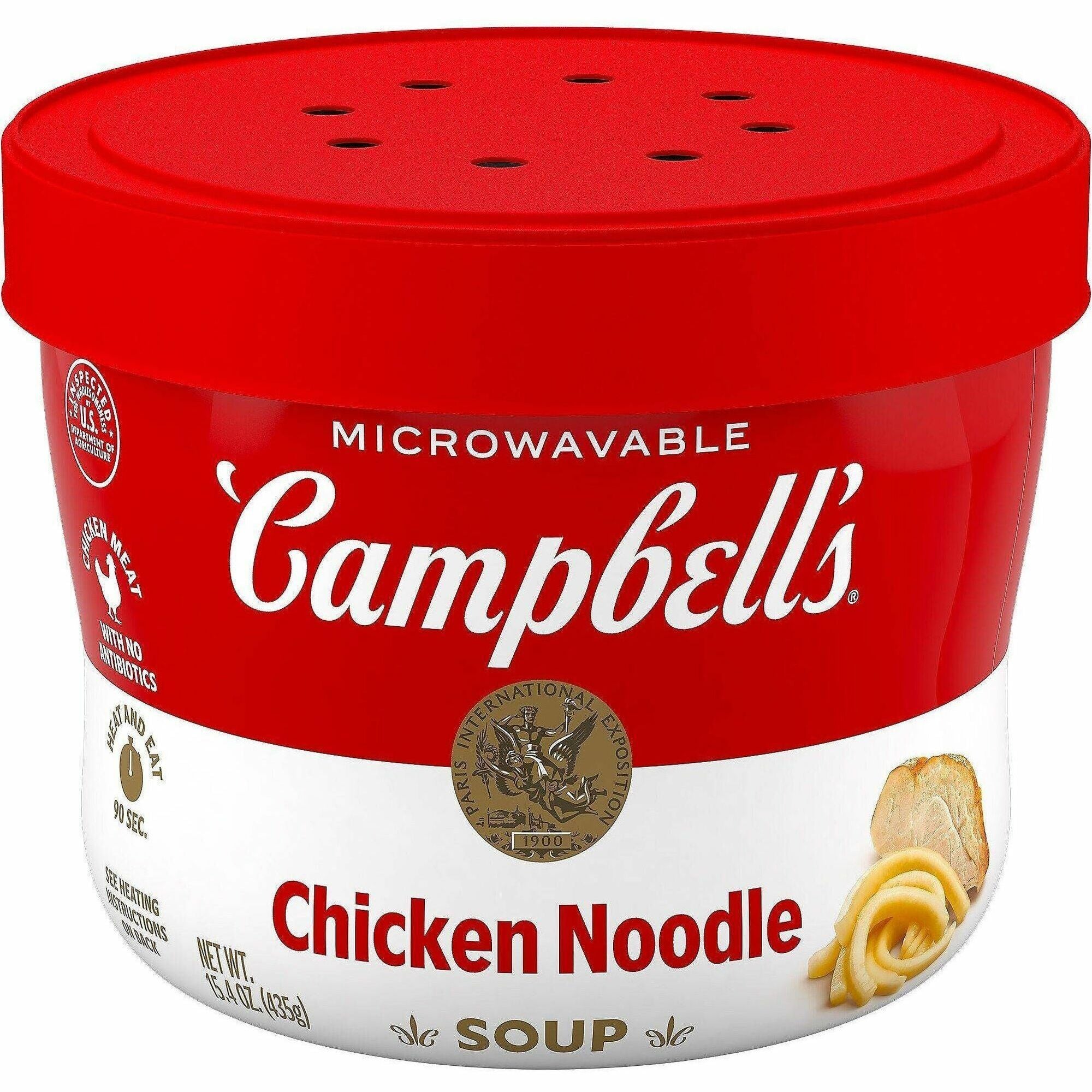 Microwavable - Chicken Noodle - 15.40 oz - 1 / Carton