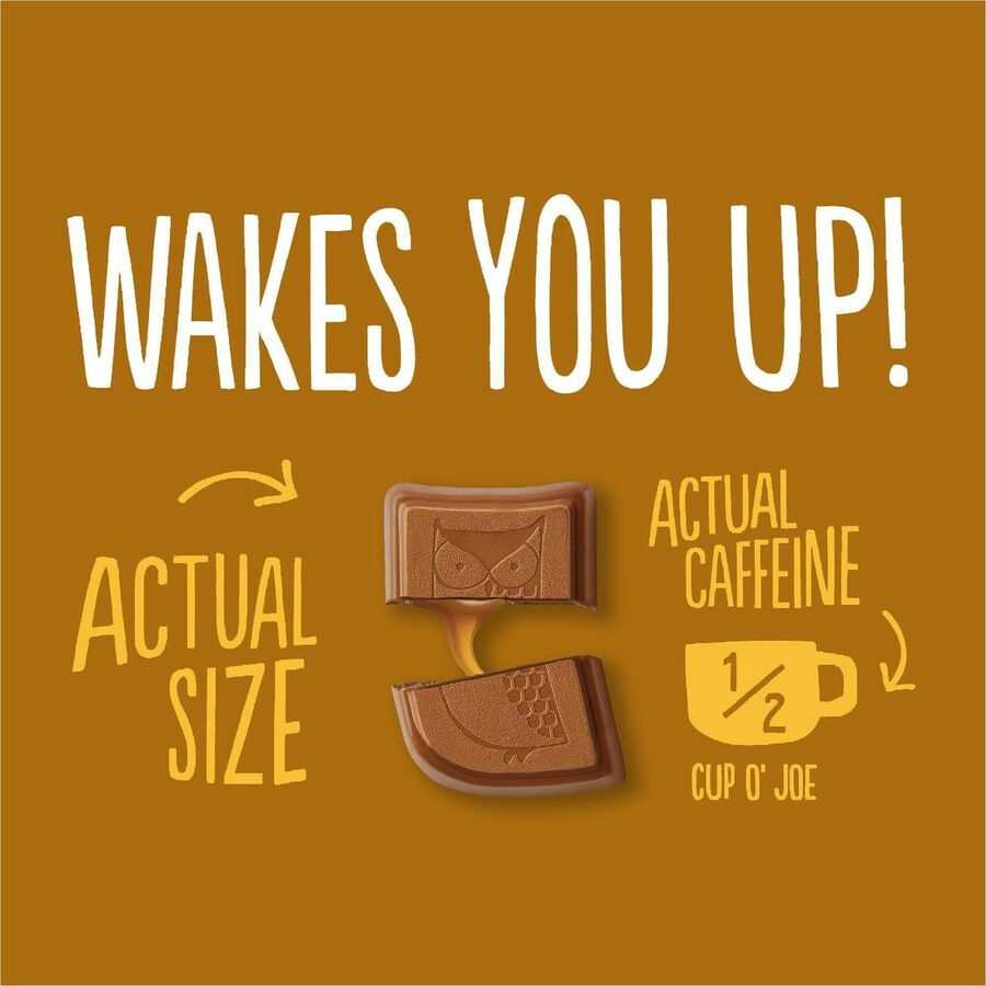 Caramel, Chocolate - Individually Wrapped, No Artificial Flavor, No Artificial Color, Gluten-free - 0.58 oz - 50 /Box - 1 / Carton