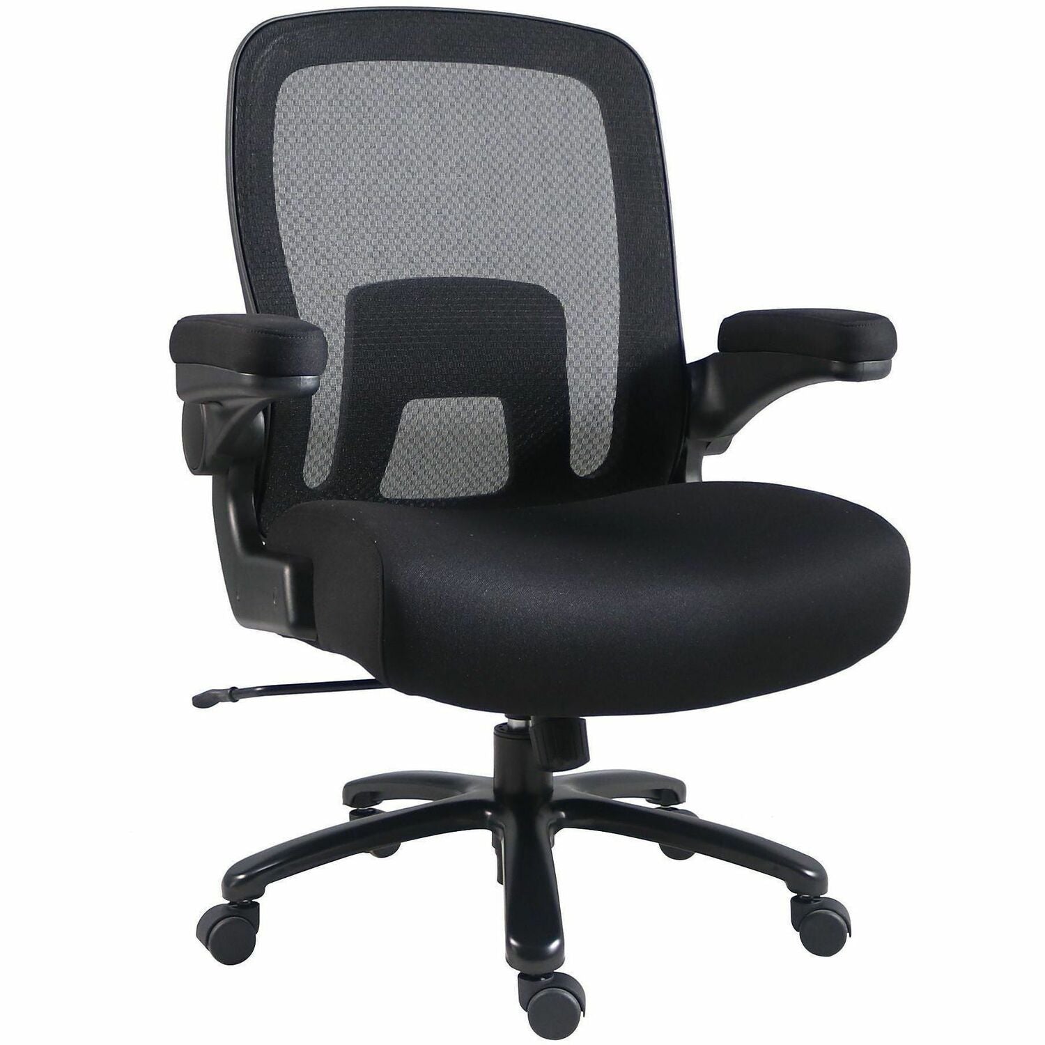 Lorell Chair - Mesh, Fabric - Armrest