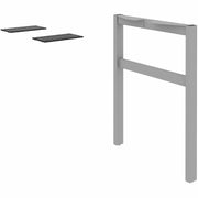 Lorell Return, Silver, 1 Each, Assembly Required