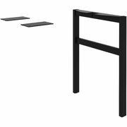 Lorell Return, Black, 1 Each, Assembly Required