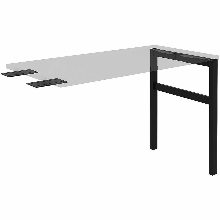 Lorell Return, Black, 1 Each, Assembly Required