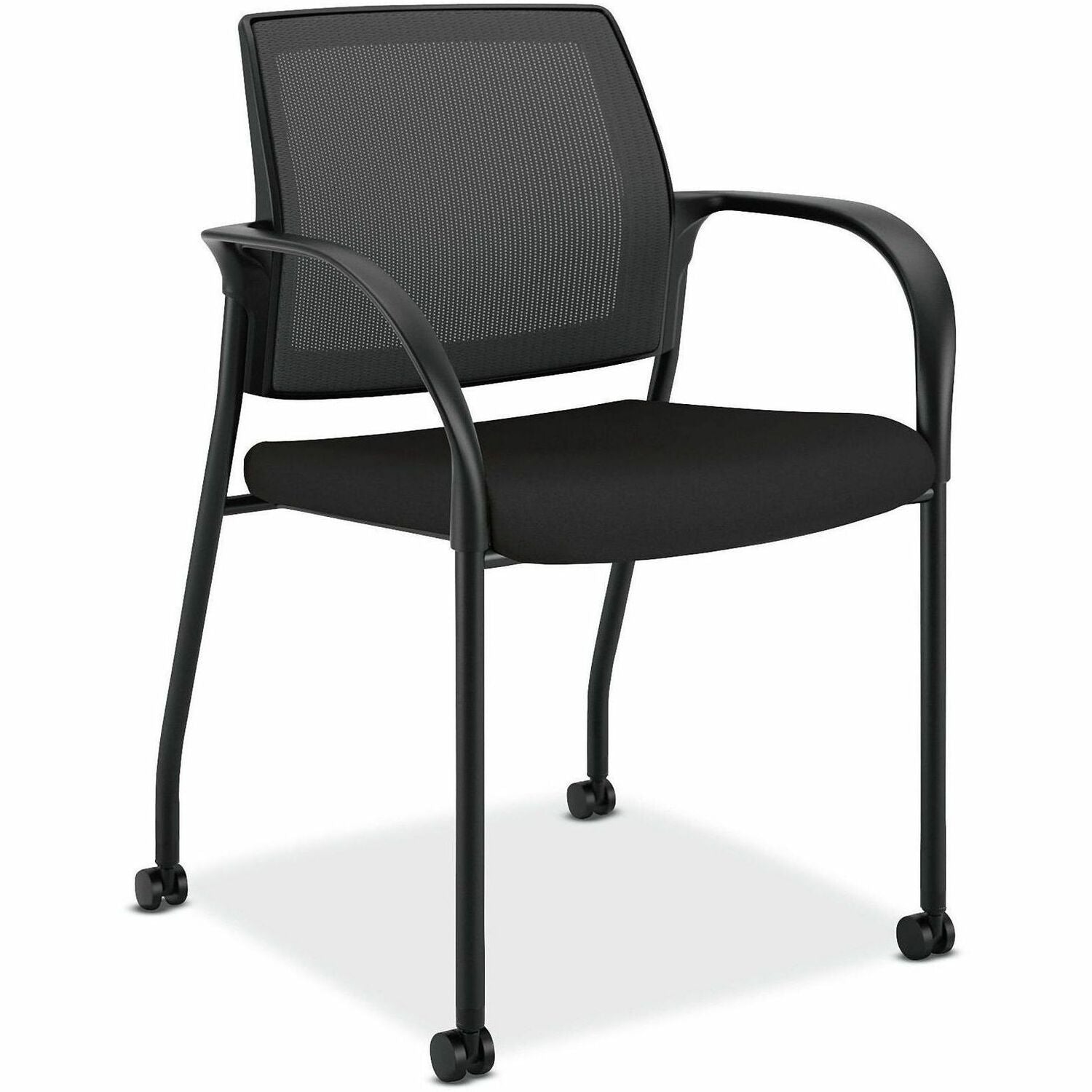 Foam Seat Material - Mesh Back Material - Four-legged Base - Black - 1 Each