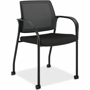 Foam Seat Material - Mesh Back Material - Four-legged Base - Black - 1 Each