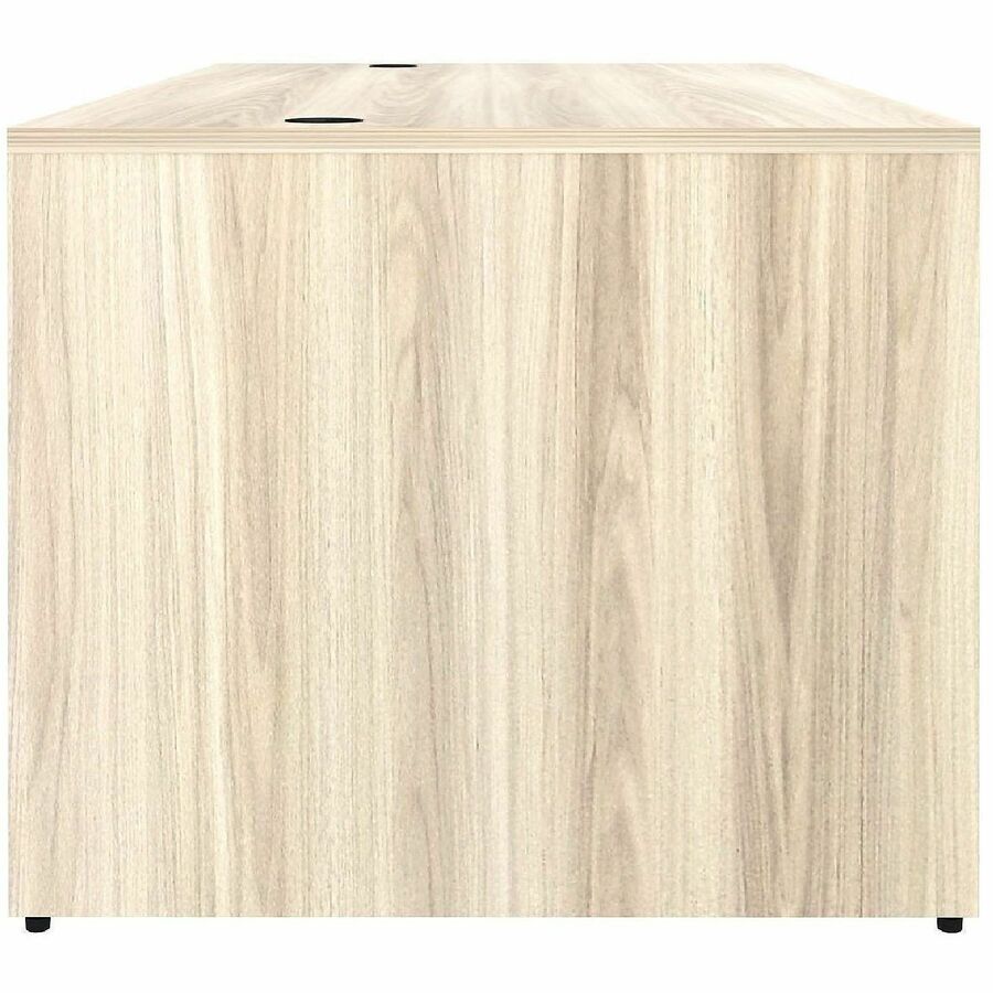 Lorell Desk Shell - 29.50" Height x 70.90" Width x 35.40" Depth - Assembly Required - Modern Elm - 1 Each