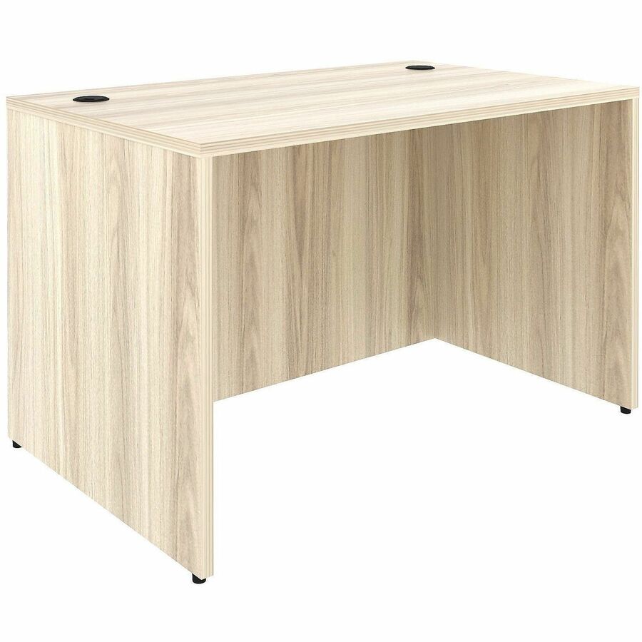 Lorell Desk Shell, Modern Elm Finish, 1 Each